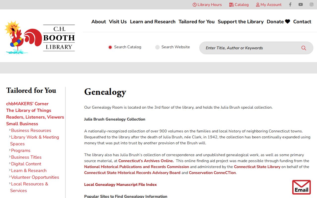 Newtown city directory research in the C.H. Booth Library Genealogy Room
