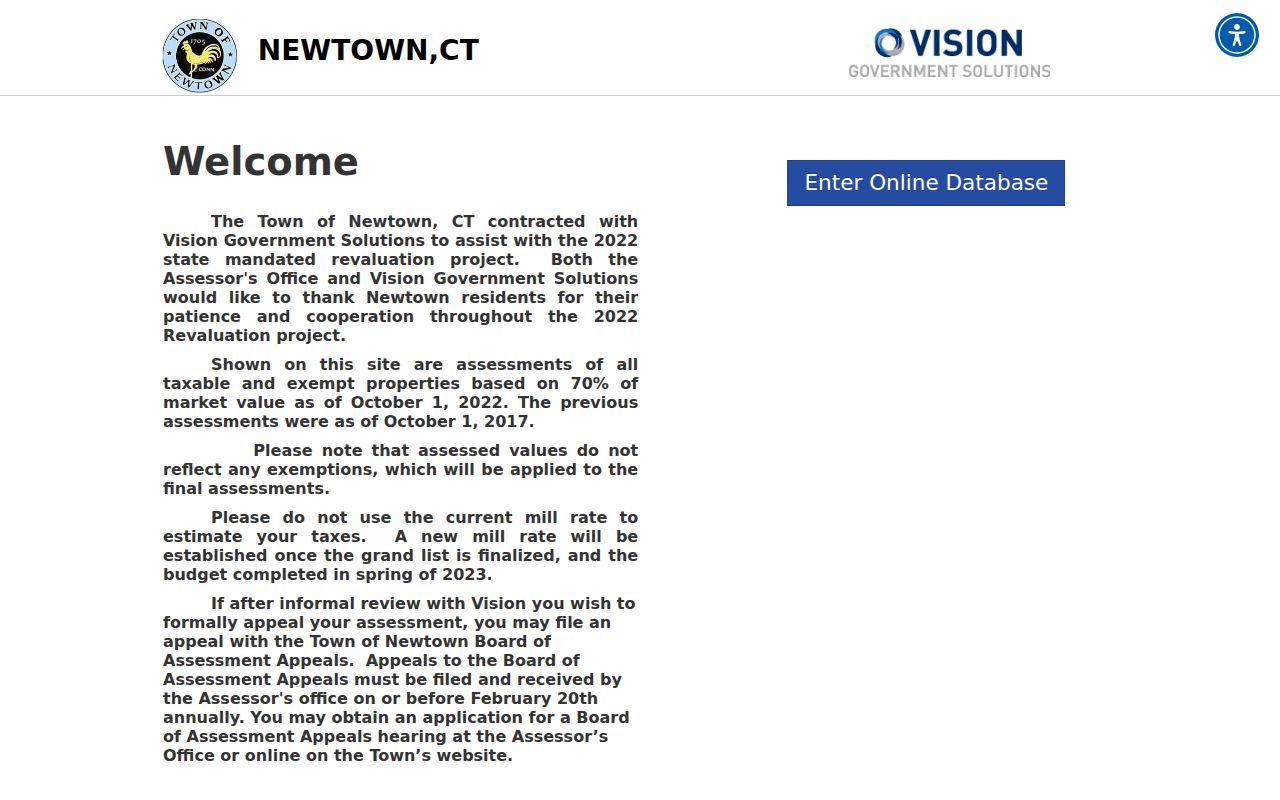 Newtown residents directory Vision property search